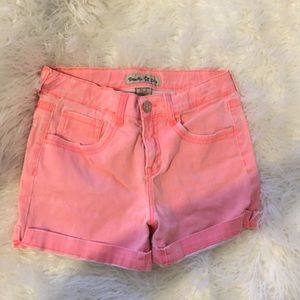 Pink shorts